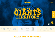 Tablet Screenshot of grazgiants.at